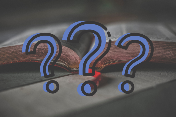 Bible question marks